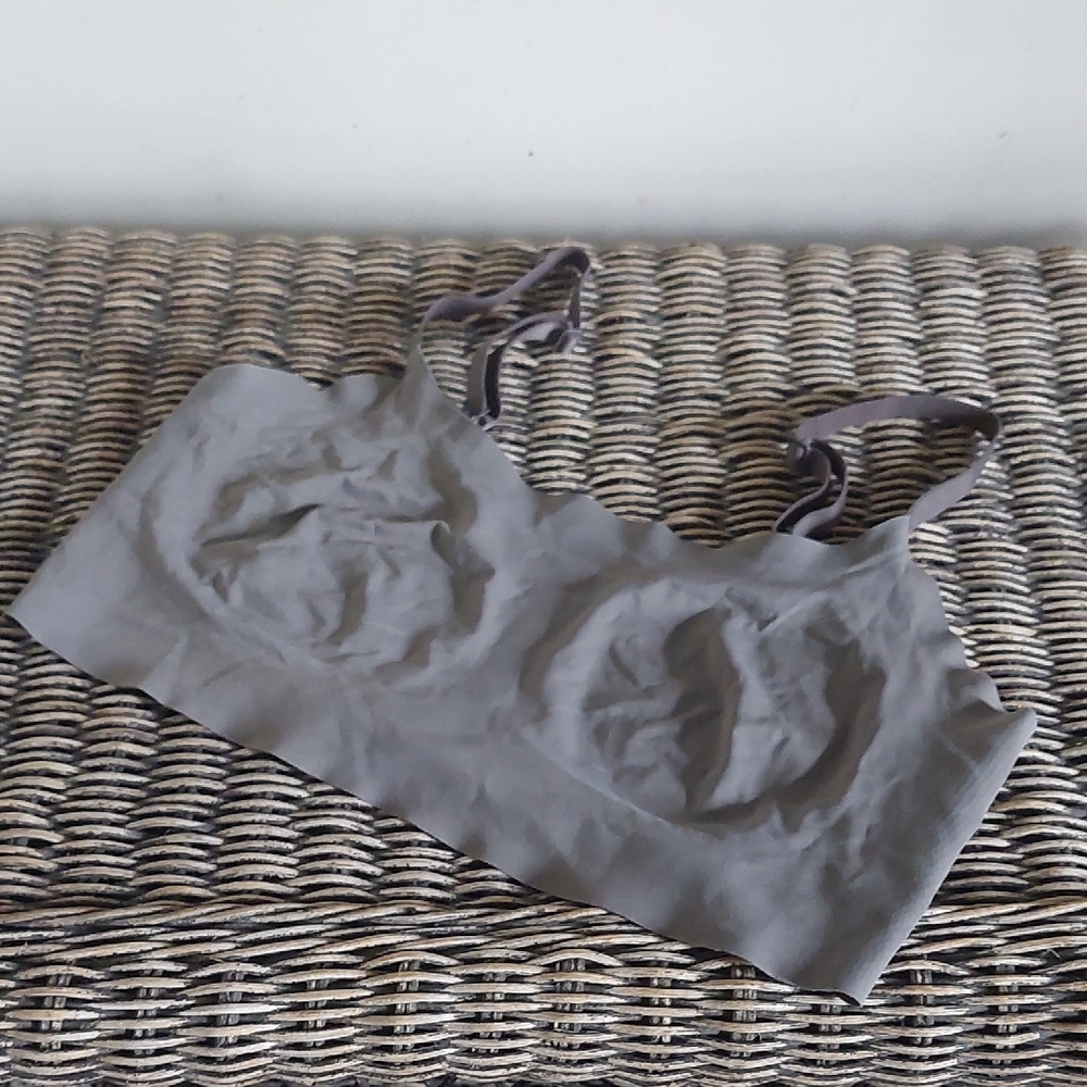 True & Co. Gray Seamless Bralette
